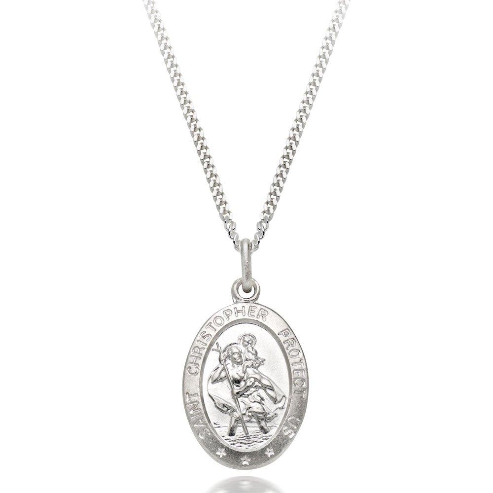 Silver Saint Christopher Pendant